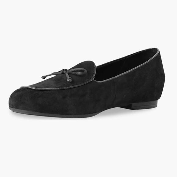 NWOT Munro Rossa Black Suede Flat – Sz 9.5WW (Double Wide) - Picture 4 of 10